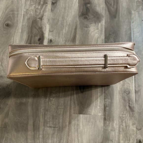 Lancome Rose Gold large makeup travel case ~ NEW - Picture 4 of 10